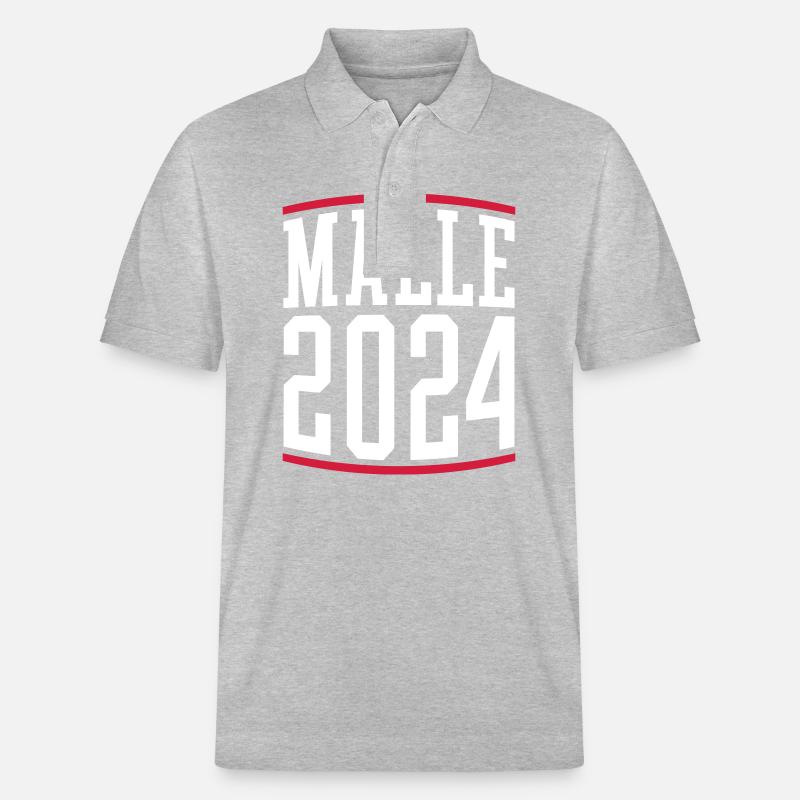 Malle 2024 Mallorca - Polo PREPSTER bio Stanley/Stella Unisexe - gris chiné