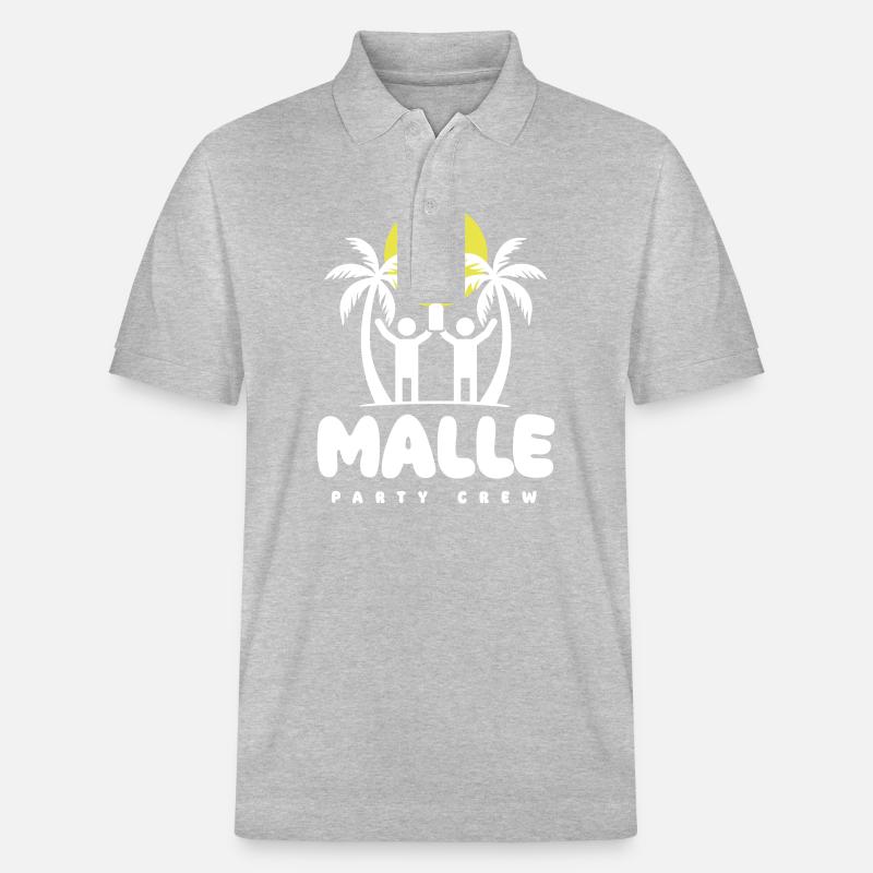 Malle 2024 Majorque Dicton - Polo PREPSTER bio Stanley/Stella Unisexe - gris chiné