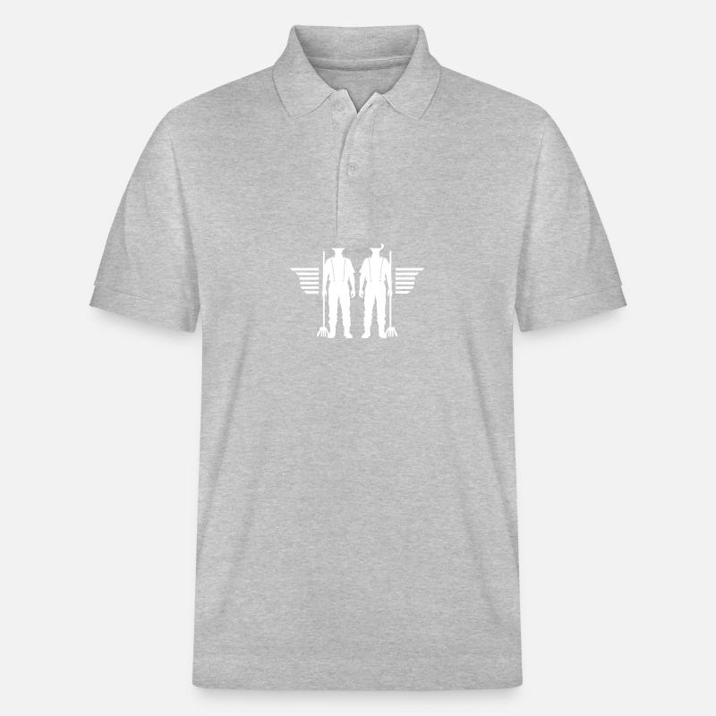 Équipe d’agriculteurs - Polo PREPSTER bio Stanley/Stella Unisexe - gris chiné