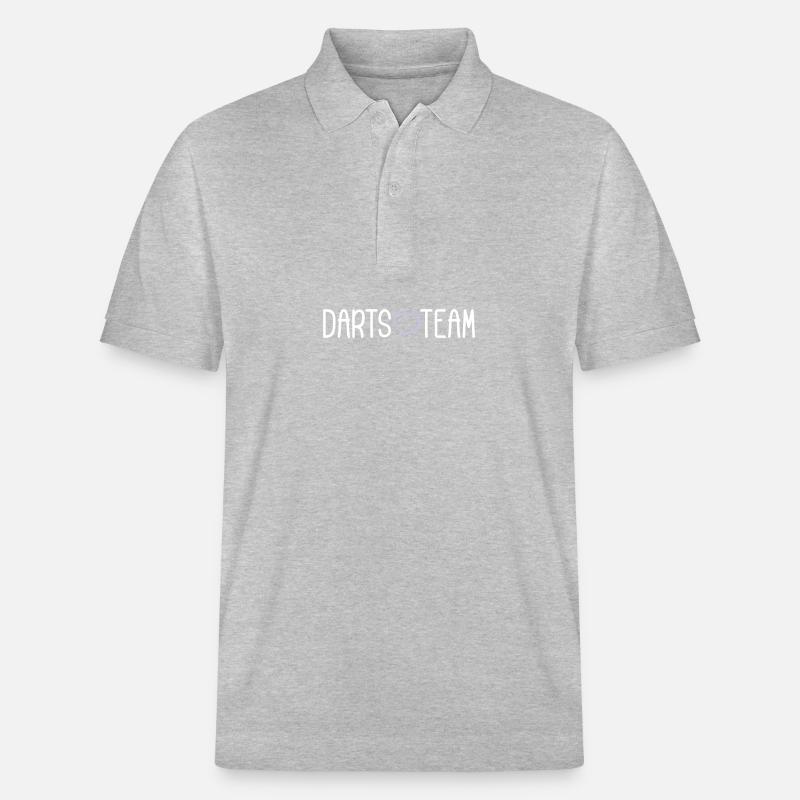 Équipe de fléchettes - Polo PREPSTER bio Stanley/Stella Unisexe - gris chiné