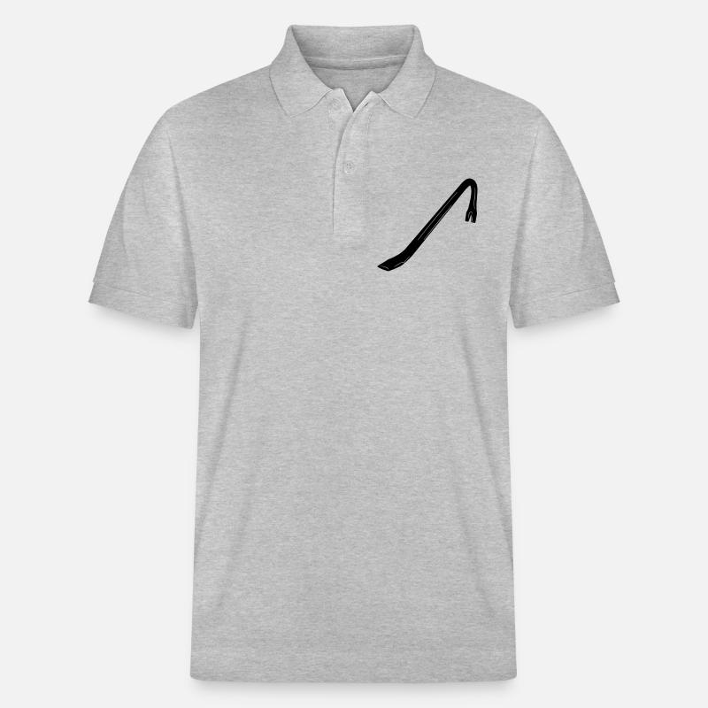 Brechstange eine Brechstange - Stanley/Stella Unisex Bio-Poloshirt PREPSTER - Grau meliert