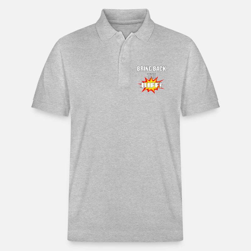 Rugby Biff - Polo PREPSTER bio Stanley/Stella Unisexe - gris chiné