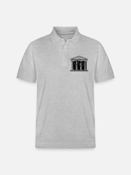 Gerichtshandschellen - Stanley/Stella Unisex Bio-Poloshirt PREPSTER - Grau meliert