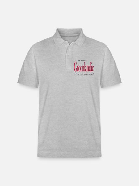 Supermacht Greenland - Stanley/Stella Unisex Bio-Poloshirt PREPSTER - Grau meliert