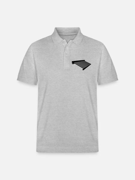Sonnenschutz Sonnendächer - Stanley/Stella Unisex Bio-Poloshirt PREPSTER - Grau meliert