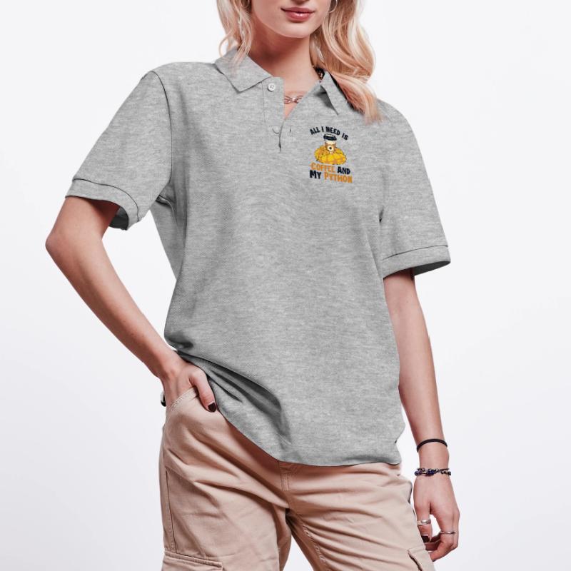 Café et Python Python Snake Banana Ball Polo PREPSTER bio Stanley/Stella Unisexe