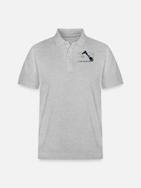 Michel-Ange Création d’Adam Prothèse Jambe - Polo PREPSTER bio Stanley/Stella Unisexe - gris chiné