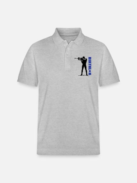 Biathlon - Polo PREPSTER bio Stanley/Stella Unisexe - gris chiné