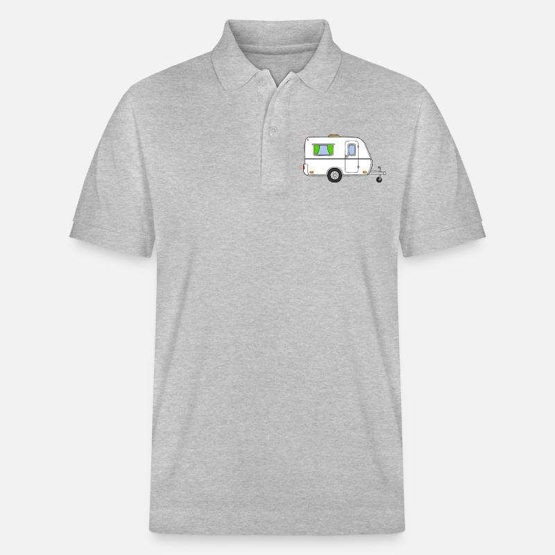 Caravan White (version moderne) - Polo PREPSTER bio Stanley/Stella Unisexe - gris chiné