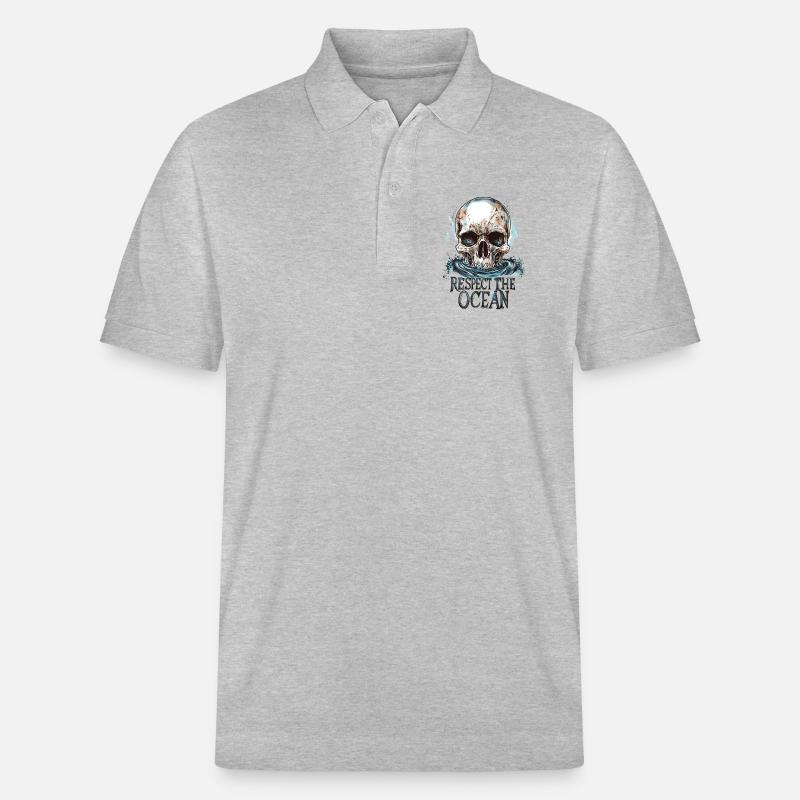 Diver Ocean Respect Dive - Stanley/Stella Unisex Bio-Poloshirt PREPSTER - Grau meliert