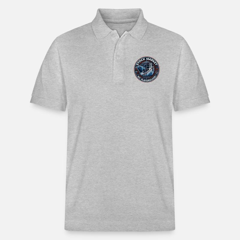 Le trading boursier Ma passion - Polo PREPSTER bio Stanley/Stella Unisexe - gris chiné