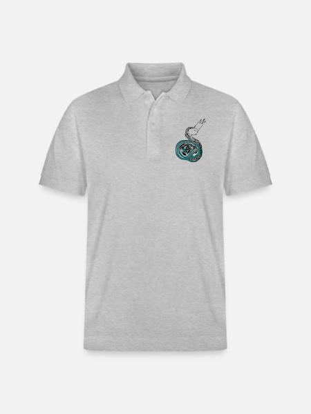 Natterkönigin - Stanley/Stella Unisex Bio-Poloshirt PREPSTER - Grau meliert