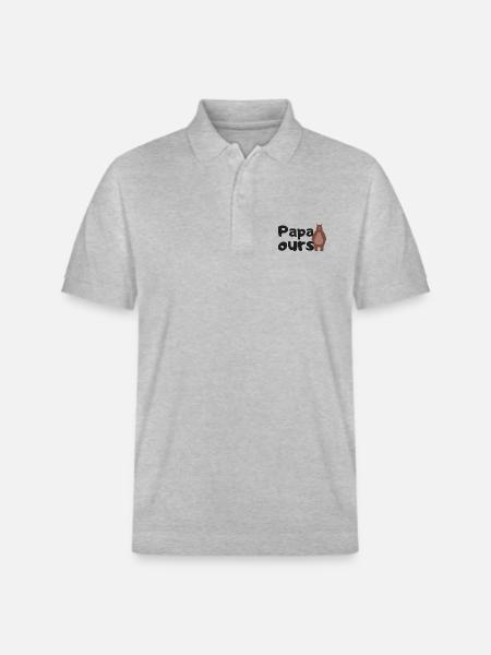 Papa ours - Polo PREPSTER bio Stanley/Stella Unisexe - gris chiné