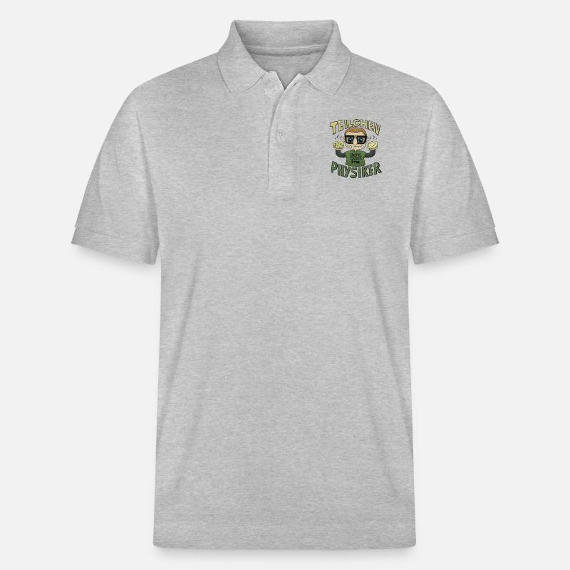 Teilchenphysiker - Stanley/Stella Unisex Bio-Poloshirt PREPSTER - Grau meliert