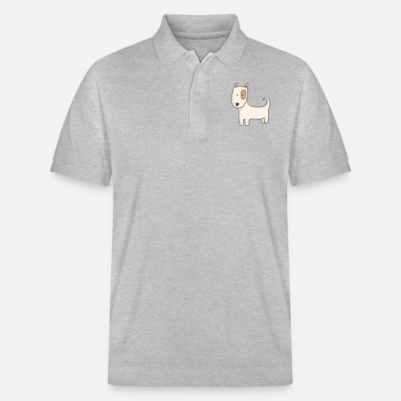 Chien - Polo PREPSTER bio Stanley/Stella Unisexe - gris chiné