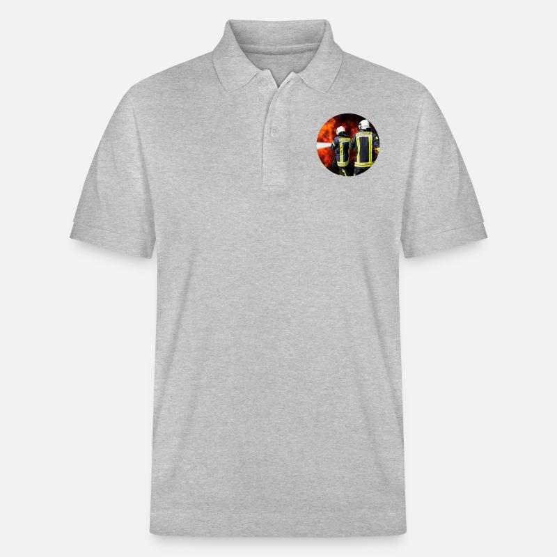 Brandbekämpfung - Stanley/Stella Unisex Bio-Poloshirt PREPSTER - Grau meliert