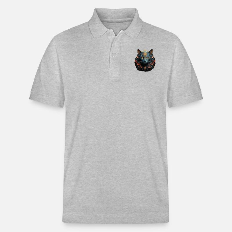 Chat - Polo PREPSTER bio Stanley/Stella Unisexe - gris chiné