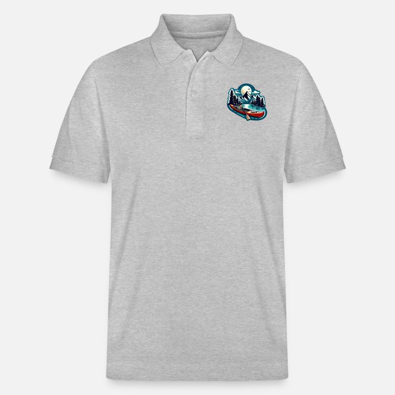 Paddelboot - Stanley/Stella Unisex Bio-Poloshirt PREPSTER - Grau meliert