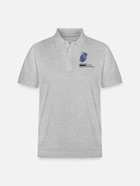 Bembel.EXE Loading... - Stanley/Stella Unisex Bio-Poloshirt PREPSTER - Grau meliert