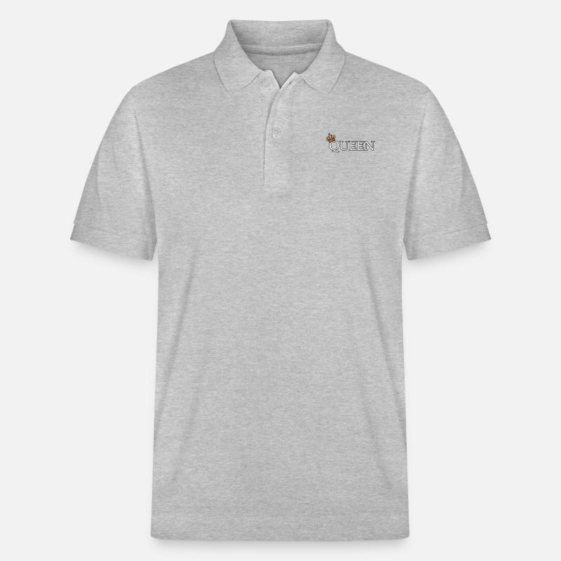 Queen - Stanley/Stella Unisex Bio-Poloshirt PREPSTER - Grau meliert