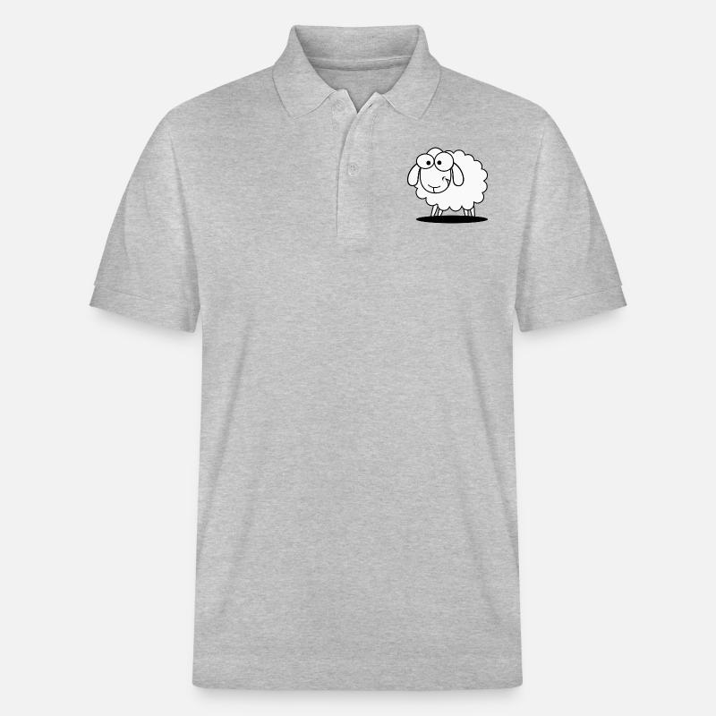 Schaf - Stanley/Stella Unisex Bio-Poloshirt PREPSTER - Grau meliert
