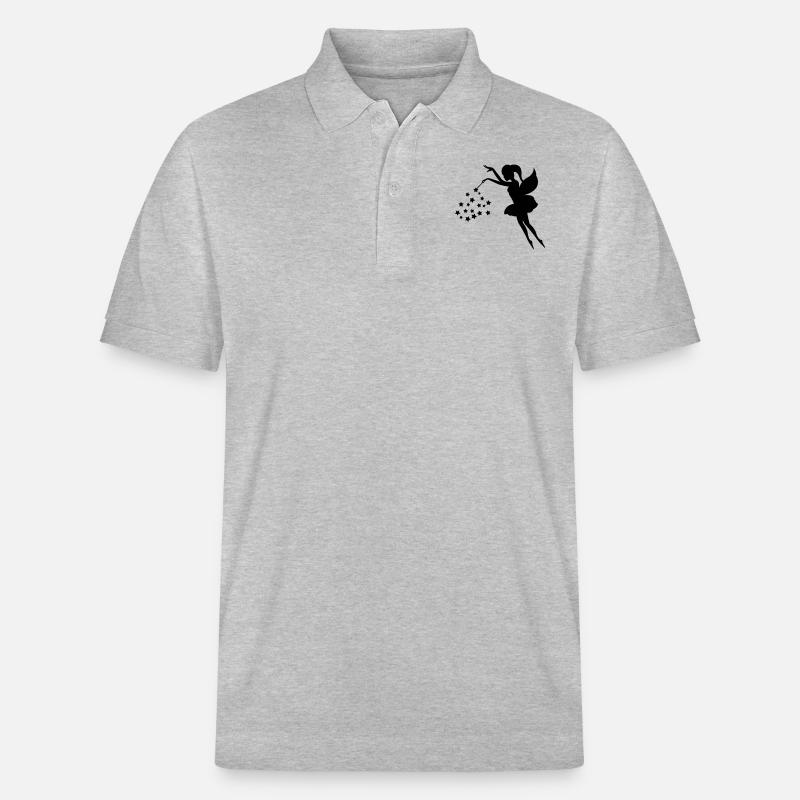 fee1 - Stanley/Stella Unisex Bio-Poloshirt PREPSTER - Grau meliert