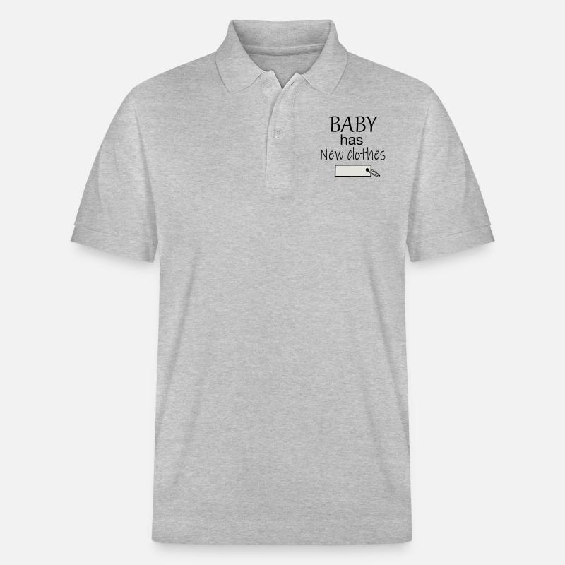 Bébé a de nouveaux vêtements - Polo PREPSTER bio Stanley/Stella Unisexe - gris chiné