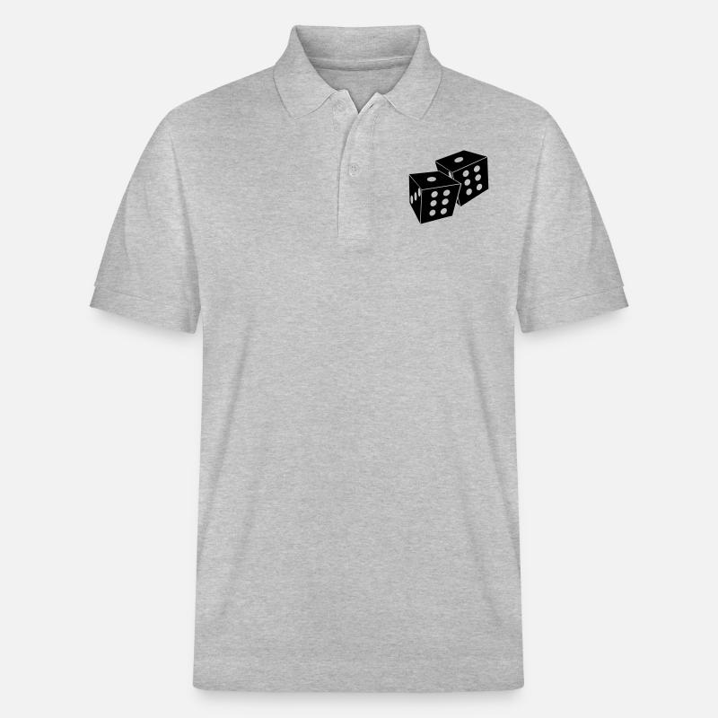 würfel - Stanley/Stella Unisex Bio-Poloshirt PREPSTER - Grau meliert