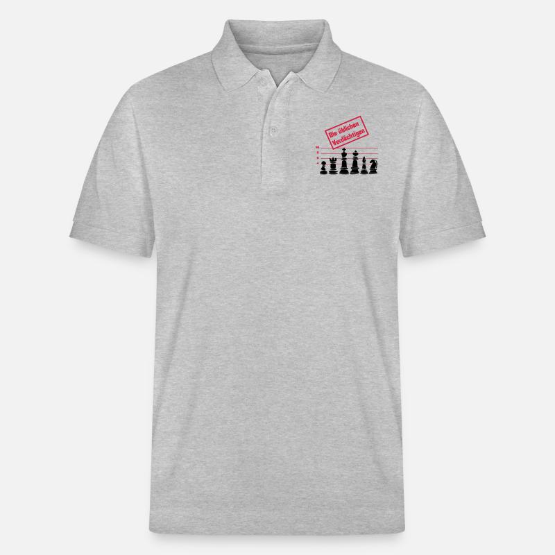 Die üblichen Verdächtigen - Stanley/Stella Unisex Bio-Poloshirt PREPSTER - Grau meliert