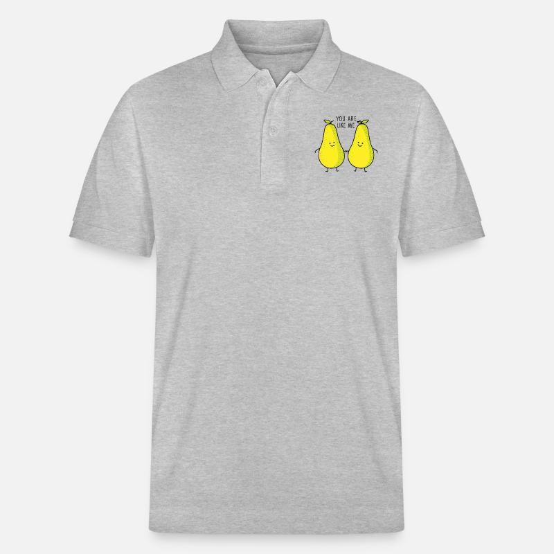 Tu es comme moi - Polo PREPSTER bio Stanley/Stella Unisexe - gris chiné