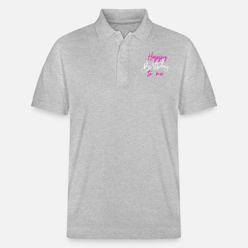 JOYEUX ANNIVERSAIRE À MOI - Polo PREPSTER bio Stanley/Stella Unisexe - gris chiné