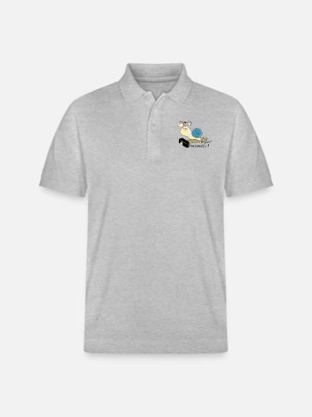 You snailed it! - Stanley/Stella Unisex Bio-Poloshirt PREPSTER - Grau meliert