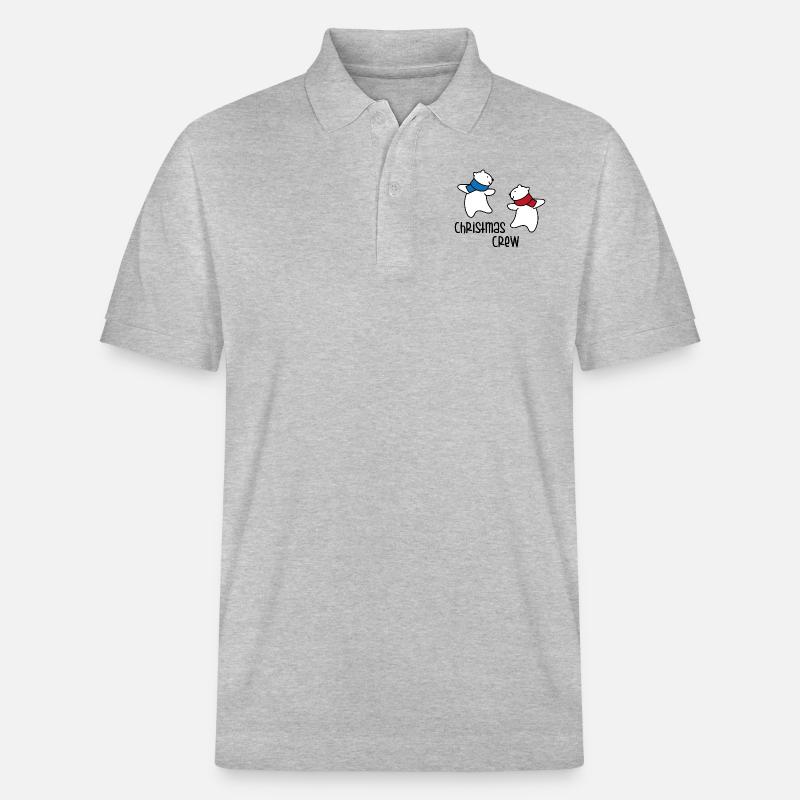 L’équipe à Noël - Polo PREPSTER bio Stanley/Stella Unisexe - gris chiné