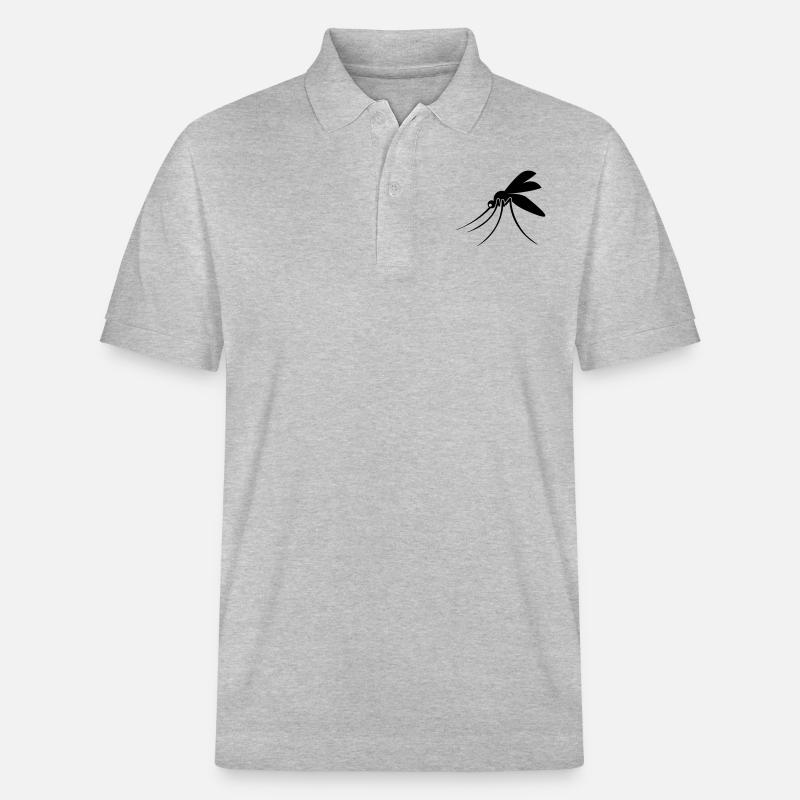 moustique - Polo PREPSTER bio Stanley/Stella Unisexe - gris chiné