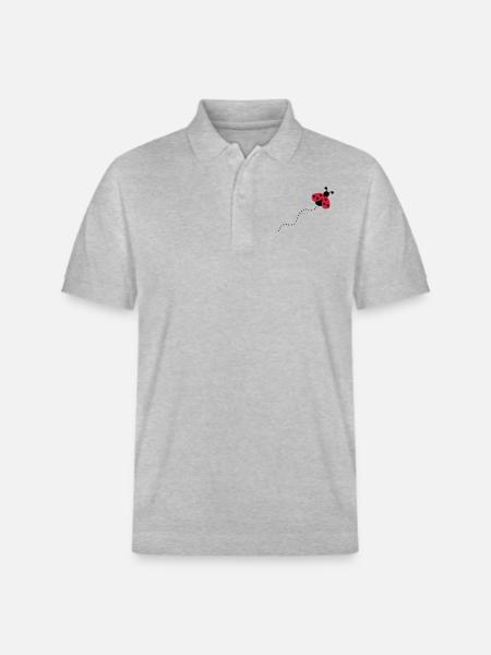 coccinelle - Polo PREPSTER bio Stanley/Stella Unisexe - gris chiné