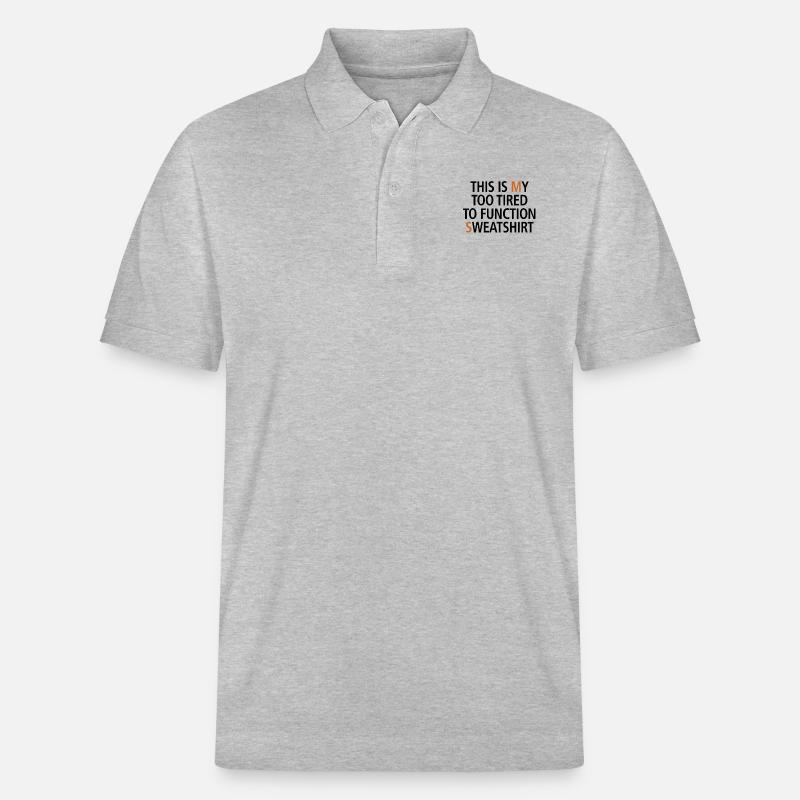Sweatshirt MS black - Stanley/Stella Unisex Bio-Poloshirt PREPSTER - Grau meliert