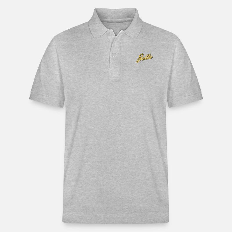 Jette - Stanley/Stella Unisex Bio-Poloshirt PREPSTER - Grau meliert