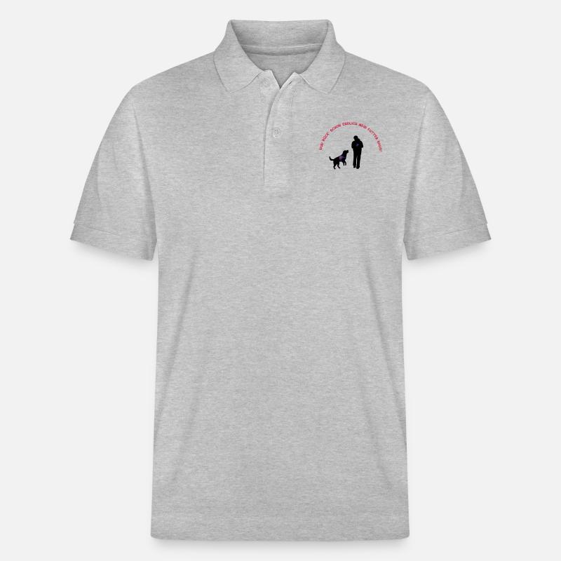 Rettungshund - Stanley/Stella Unisex Bio-Poloshirt PREPSTER - Grau meliert