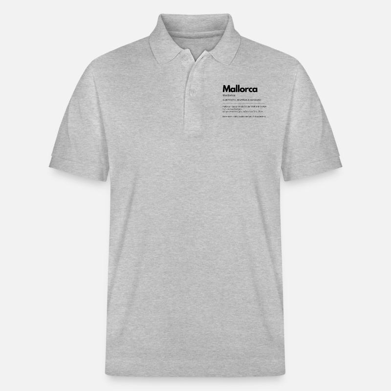 Definition Mallorca - Stanley/Stella Unisex Bio-Poloshirt PREPSTER - Grau meliert