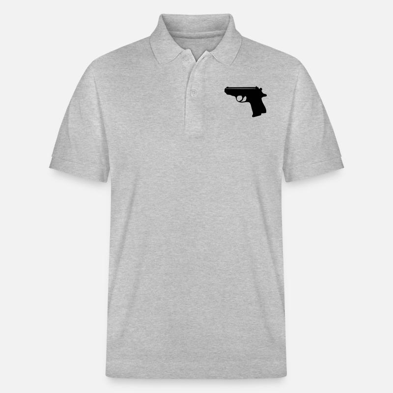 007 (einfarbig) - Stanley/Stella Unisex Bio-Poloshirt PREPSTER - Grau meliert