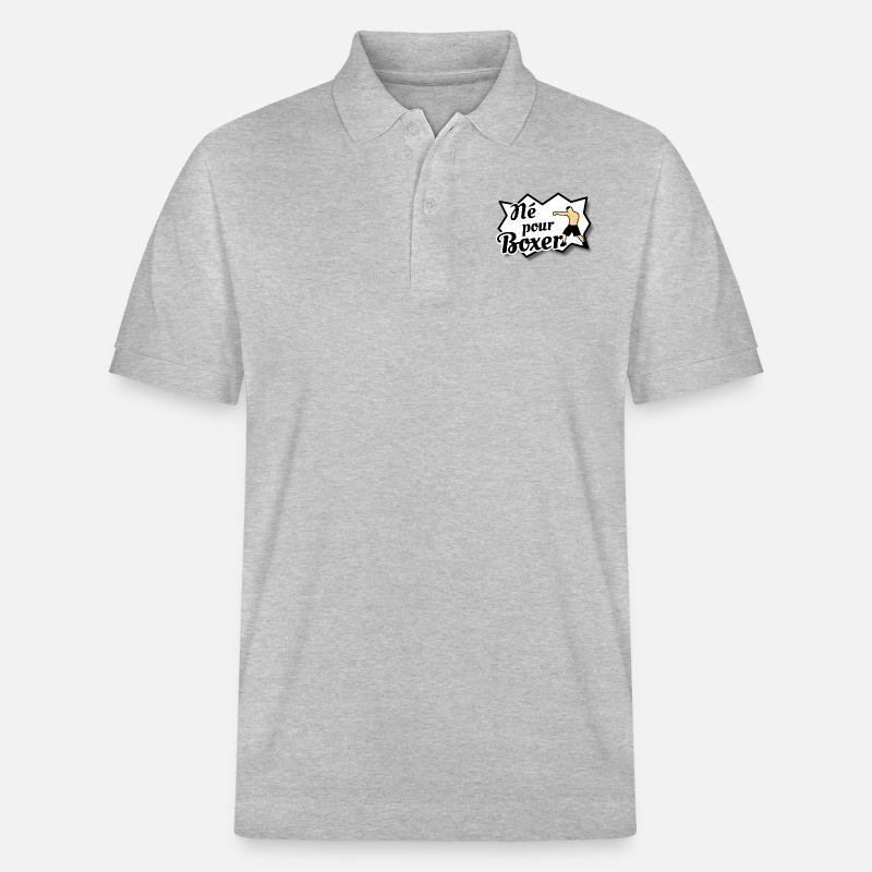 Boxe - Polo PREPSTER bio Stanley/Stella Unisexe - gris chiné