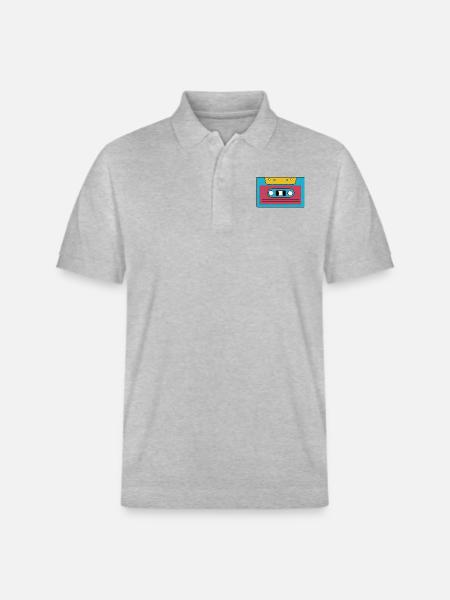 Kassette - Stanley/Stella Unisex Bio-Poloshirt PREPSTER - Grau meliert
