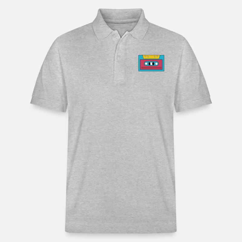 Kassette - Stanley/Stella Unisex Bio-Poloshirt PREPSTER - Grau meliert