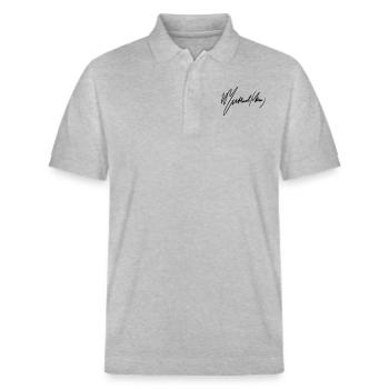 Lenin - Polo PREPSTER bio Stanley/Stella Unisexe - gris chiné - Devant - Roxy (174cm) & Andy (188cm)