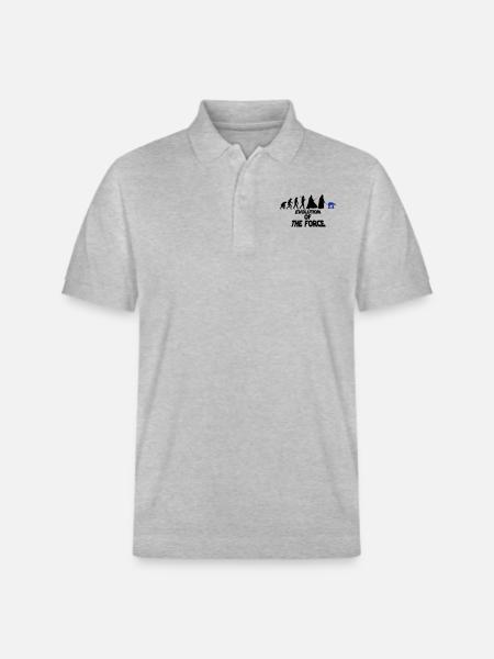 EVOLUTION OF THE FORCE - Polo PREPSTER bio Stanley/Stella Unisexe - gris chiné