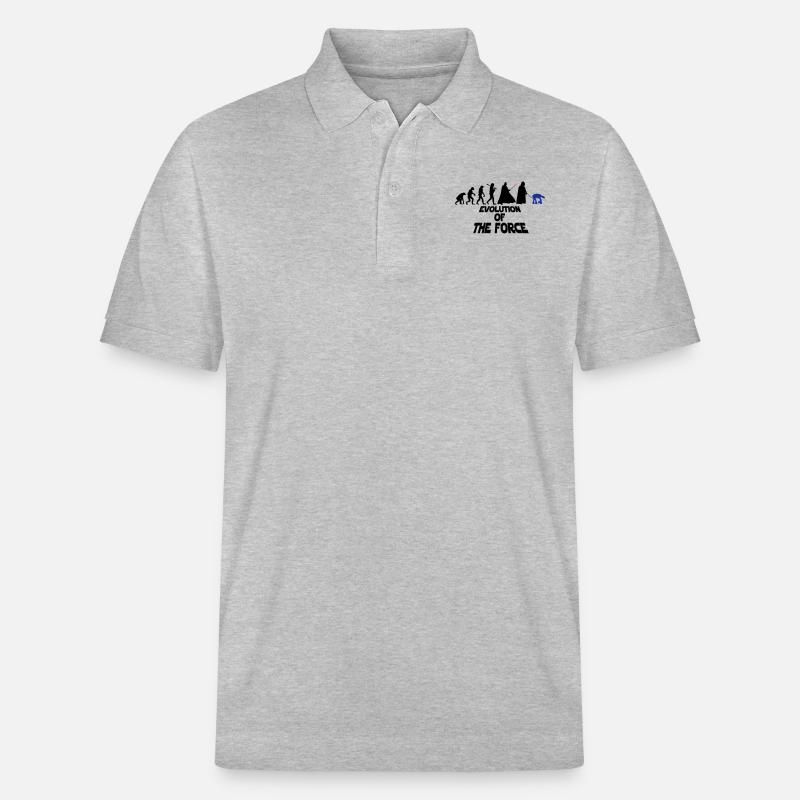 EVOLUTION OF THE FORCE - Polo PREPSTER bio Stanley/Stella Unisexe - gris chiné