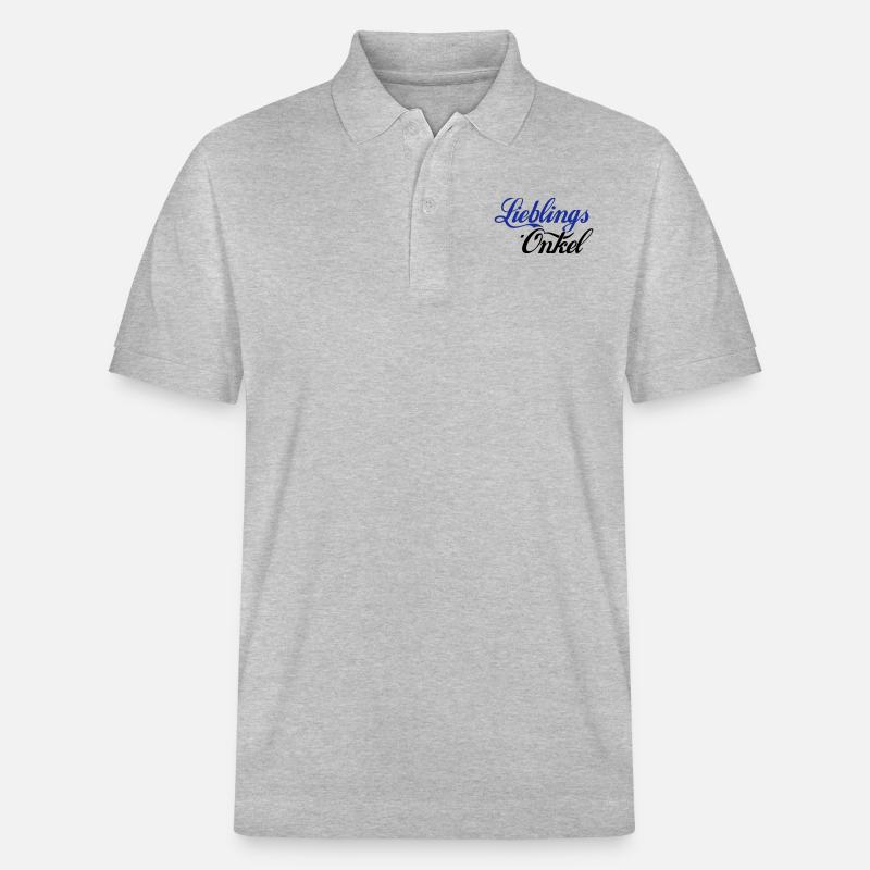 Lieblings Onkel - Stanley/Stella Unisex Bio-Poloshirt PREPSTER - Grau meliert