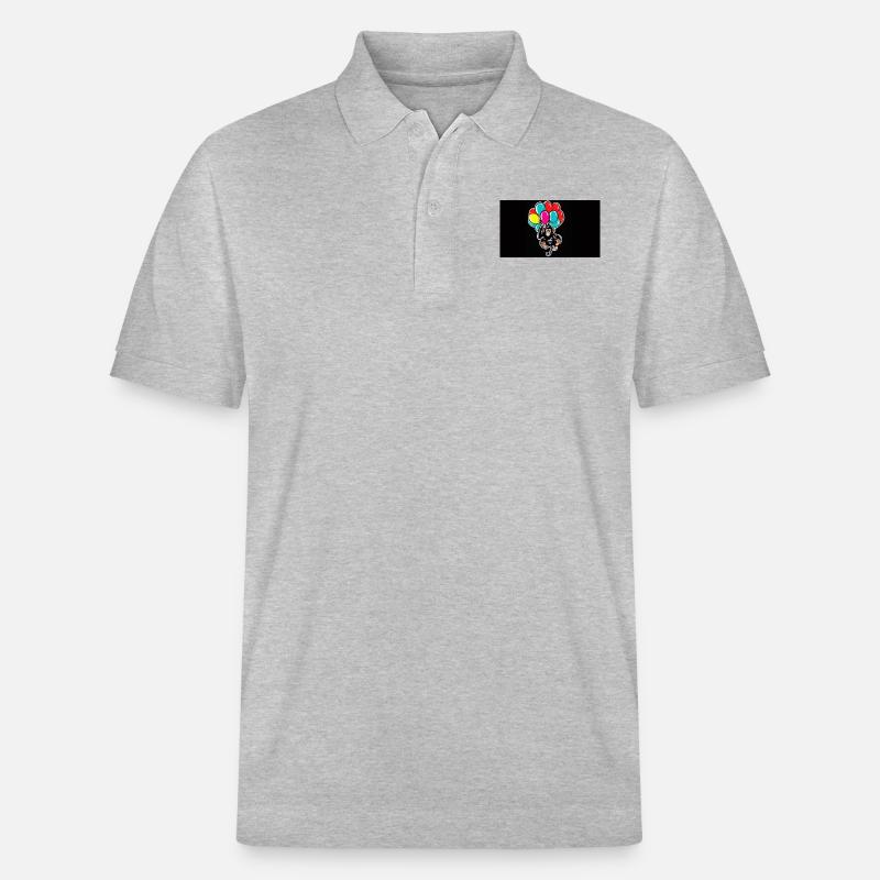 Design Monkey1 - Stanley/Stella Unisex Bio-Poloshirt PREPSTER - Grau meliert