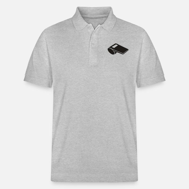 Pfeife - Stanley/Stella Unisex Bio-Poloshirt PREPSTER - Grau meliert
