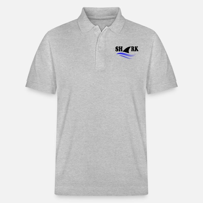 requin - Polo PREPSTER bio Stanley/Stella Unisexe - gris chiné